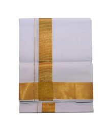 Gold Border Dhothi 2 INCH