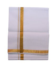 Gold Border Dhothi .75 INCH